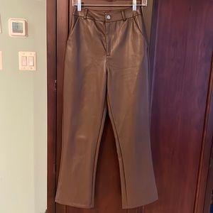 Cute vegan leather pants